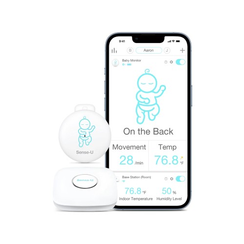 Умный трекер дыхания и температуры для детей. Sense-U Baby Monitor 3
